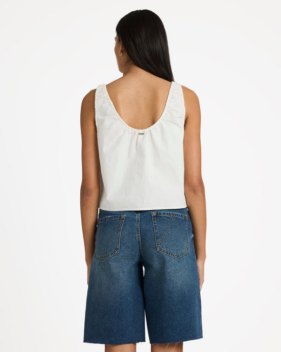 Womens Long Beach Denim Shorts