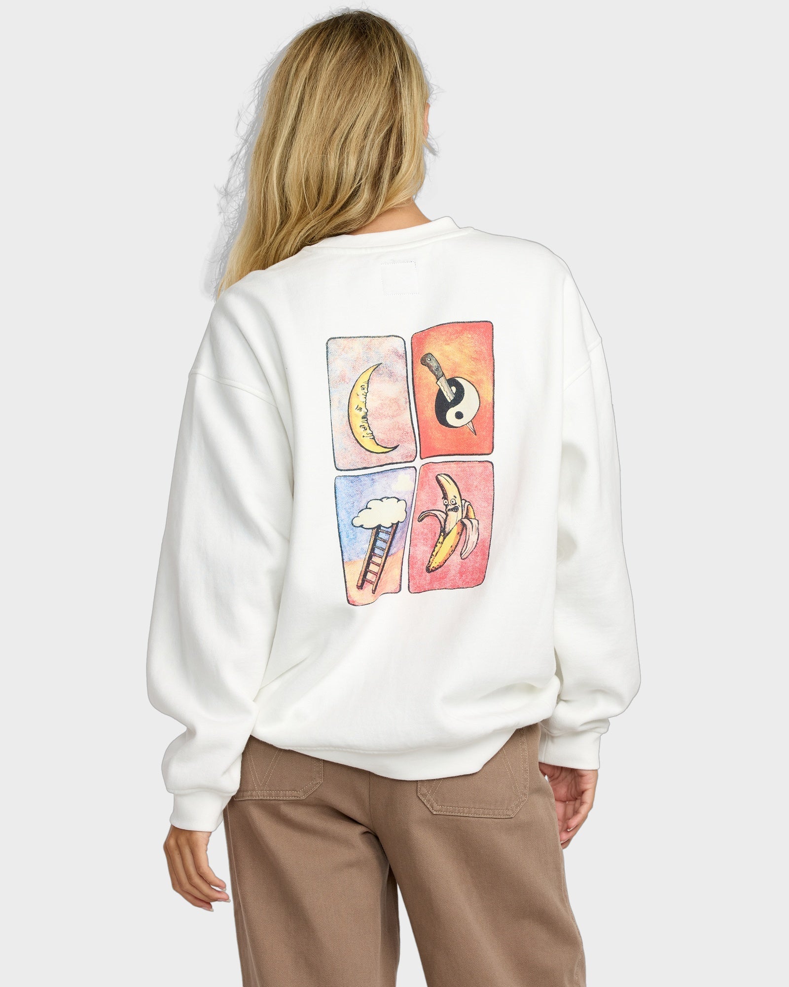 Womens Spanky Loteria Crew Neck