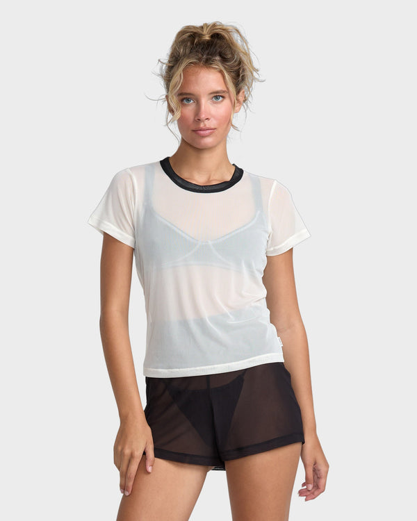 Womens Aren Mesh Baby T-Shirt