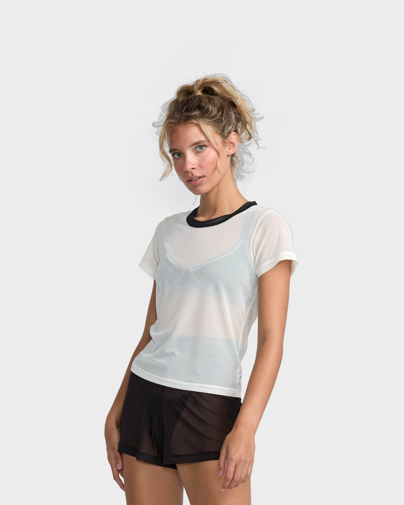Womens Aren Mesh Baby T-Shirt
