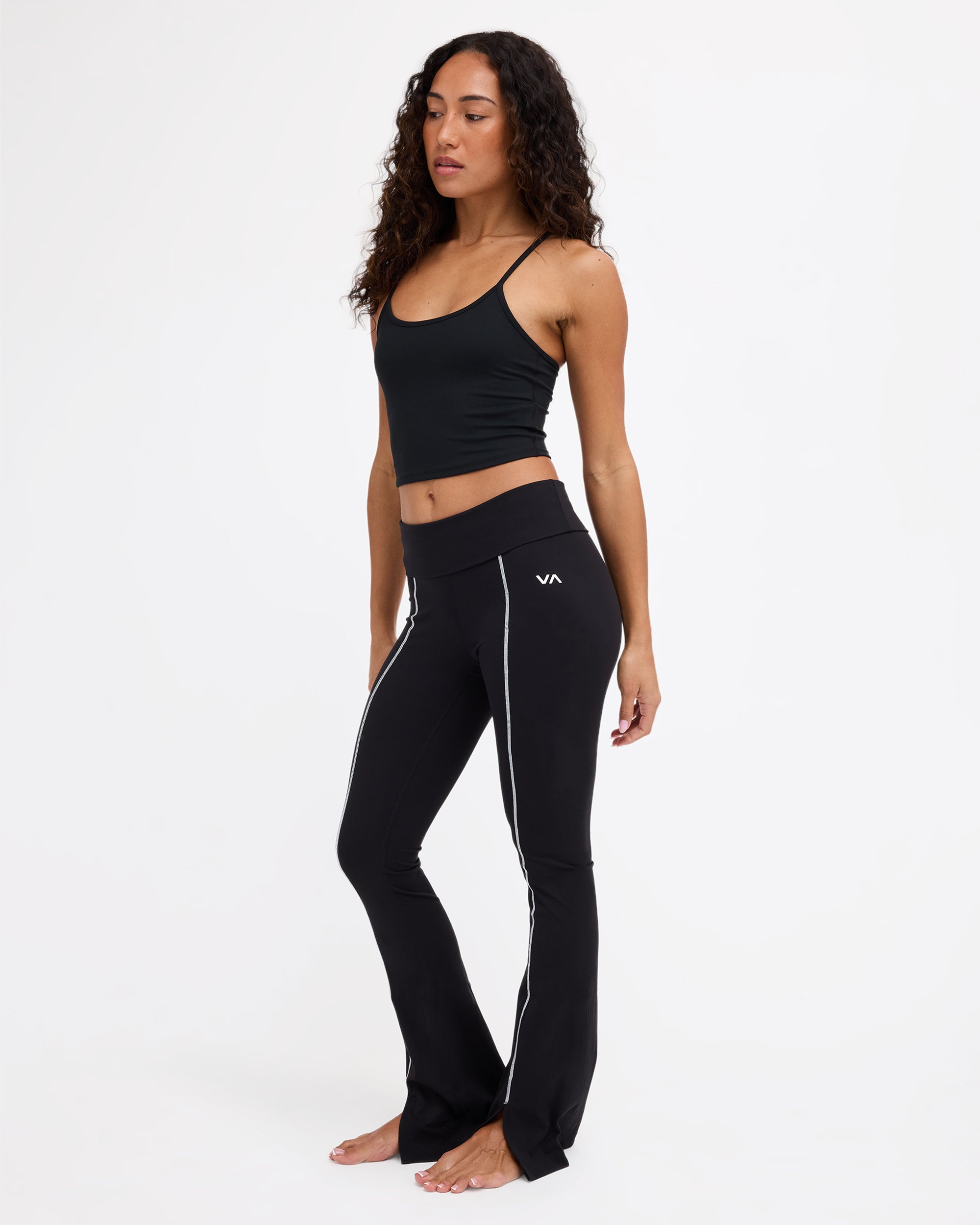 Womens Alexis Ren Split Leggings
