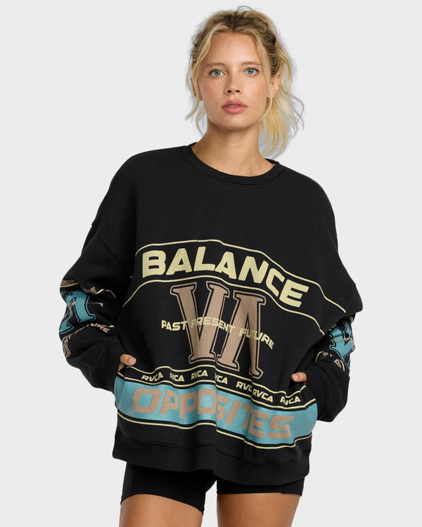 Womens Puck It Crew Neck