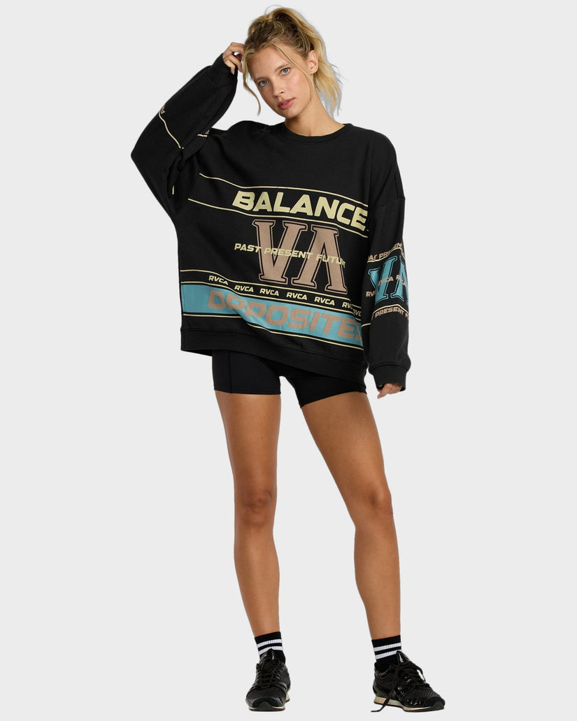 Womens Puck It Crew Neck