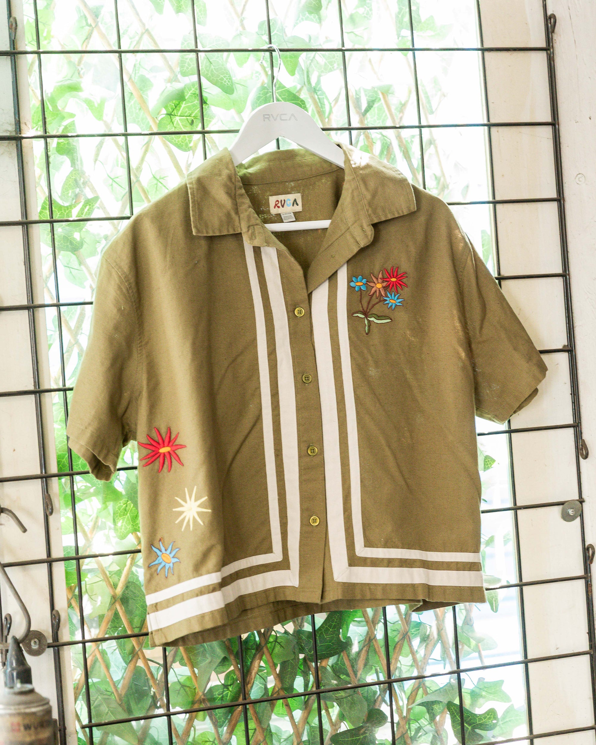 Womens Mel G Button Down Short Sleeve Shirt