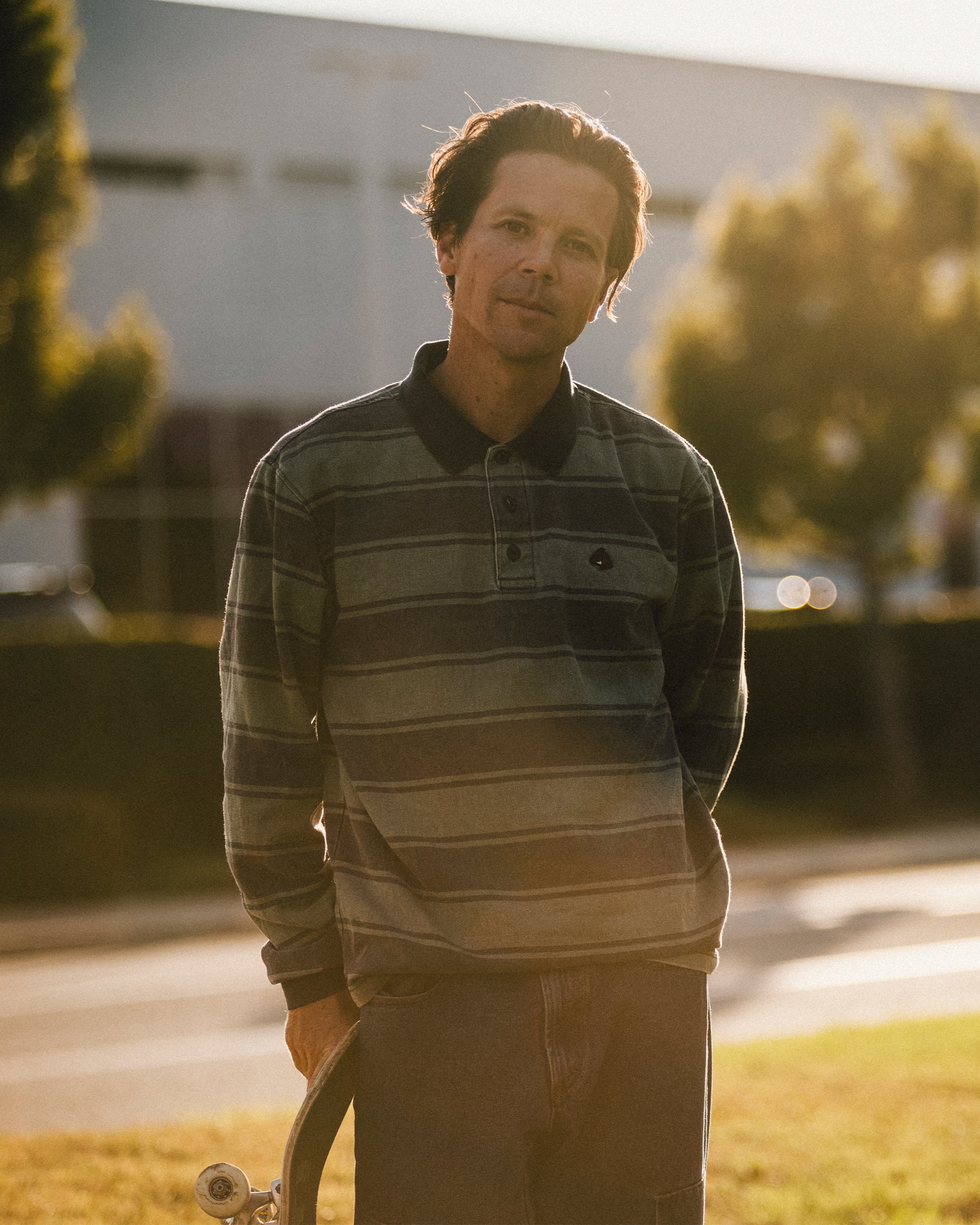 Mens Kevin Spanky Polo Long Sleeve Shirt