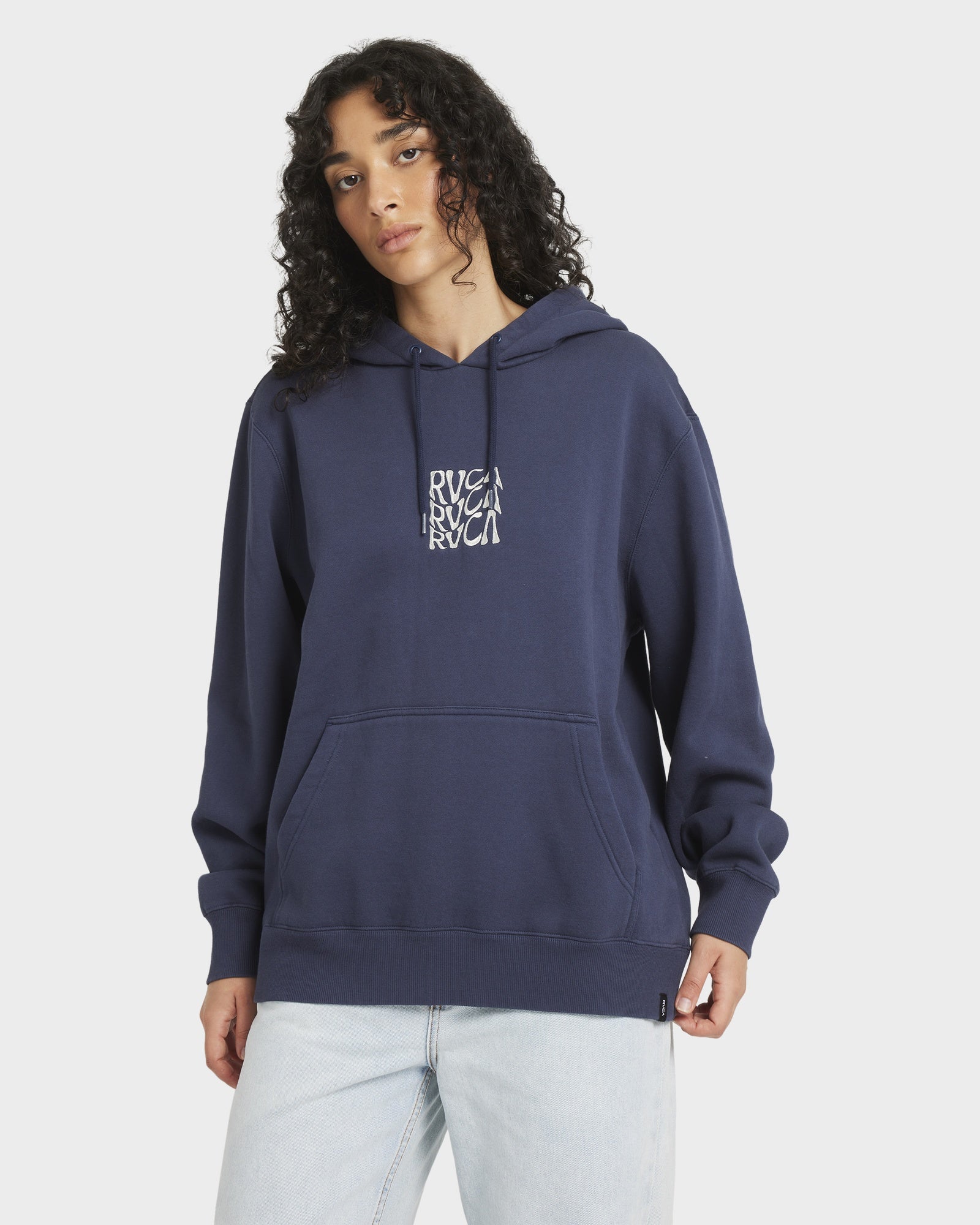 Womens Wavey Slouched Hoodie