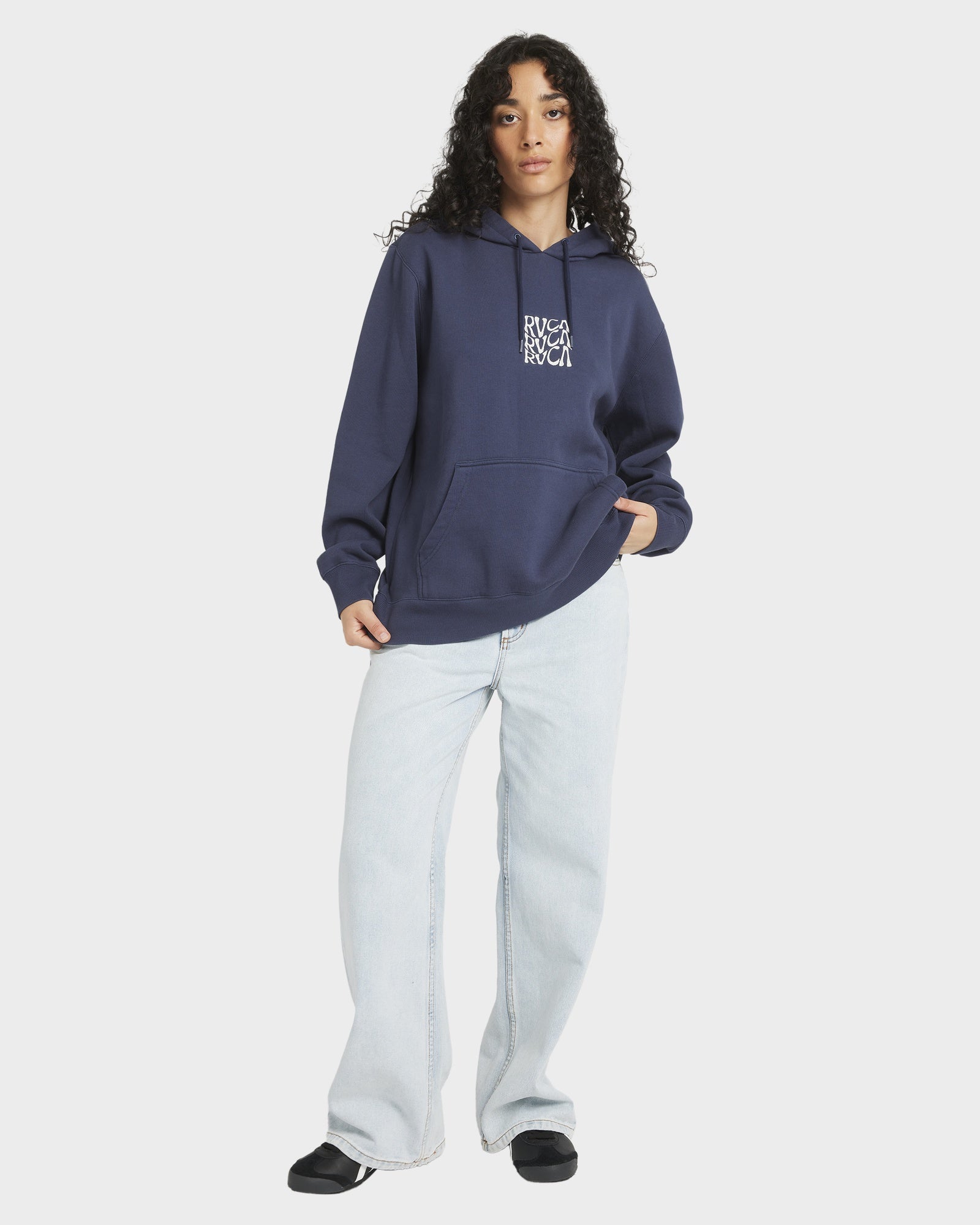 Womens Wavey Slouched Hoodie