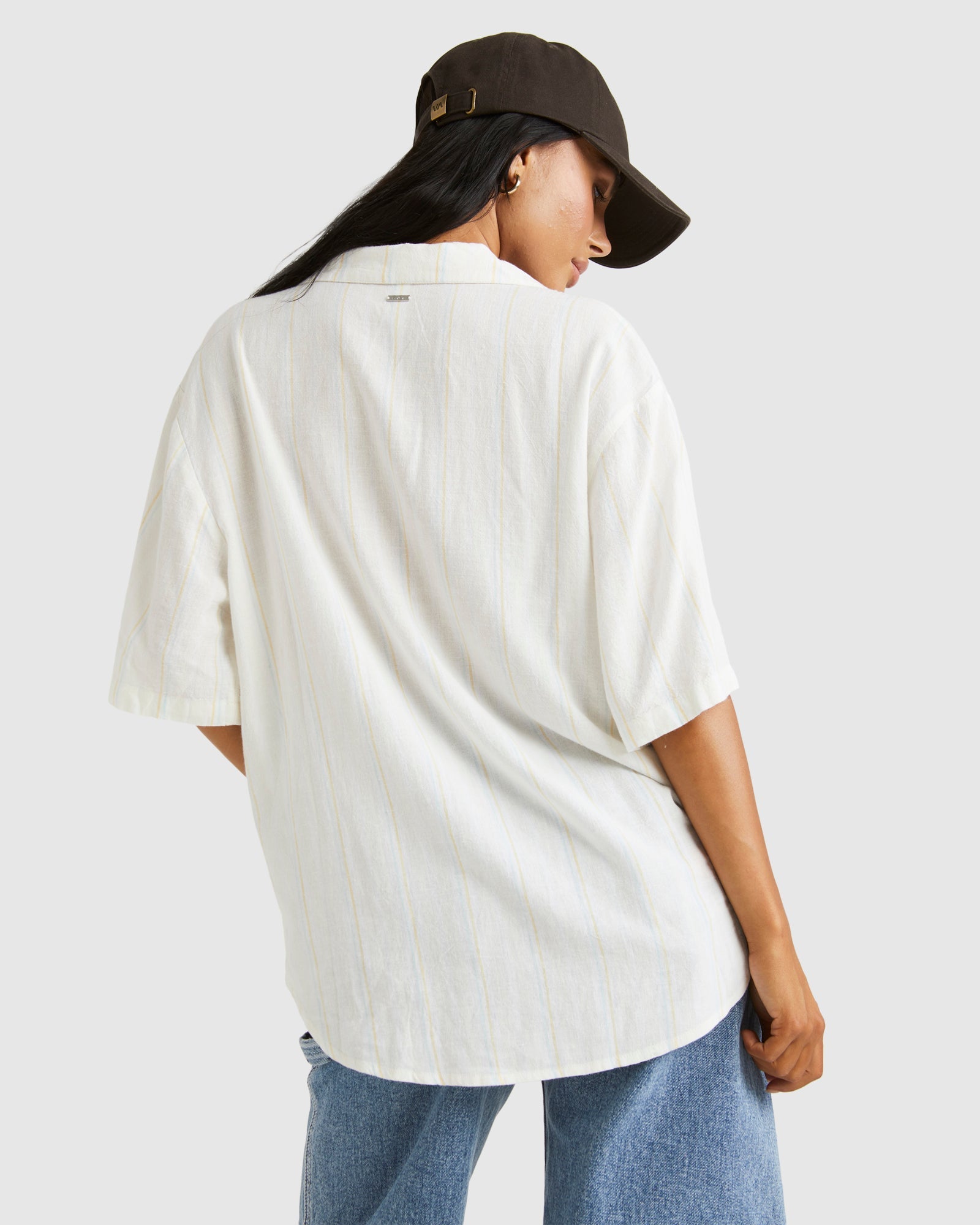 Womens Beat Stripe Overshirt