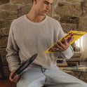 Mens Duke Raglan Knit Sweater