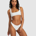 Womens Palm Grooves Bralette Bikini Top