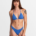 Womens Sweetness Halter Triangle Bikini Top