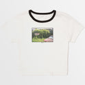 Womens Shrunken Ringer T-Shirt