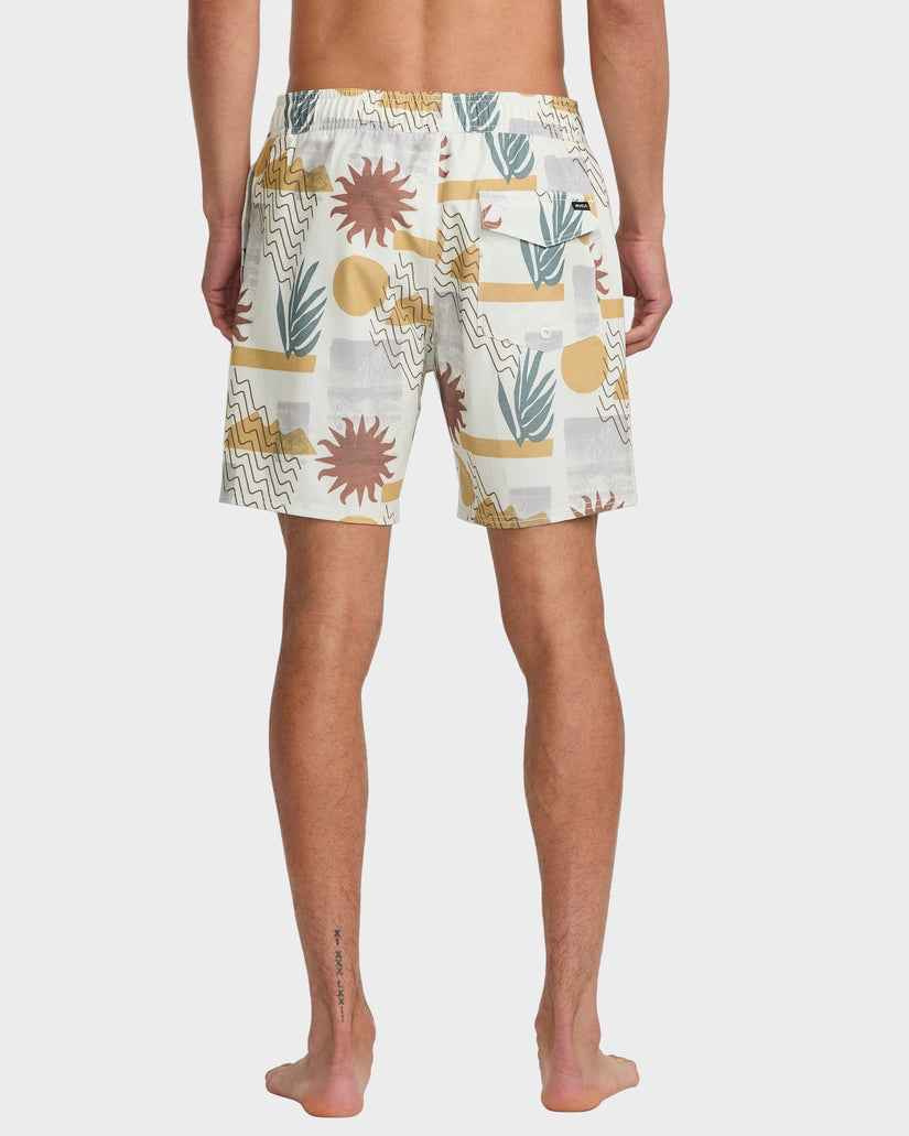 Mens Atlas 17" Elastic Swim Shorts