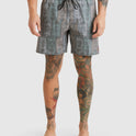 Mens Oblow Tapa  17"Elastic Boardshorts
