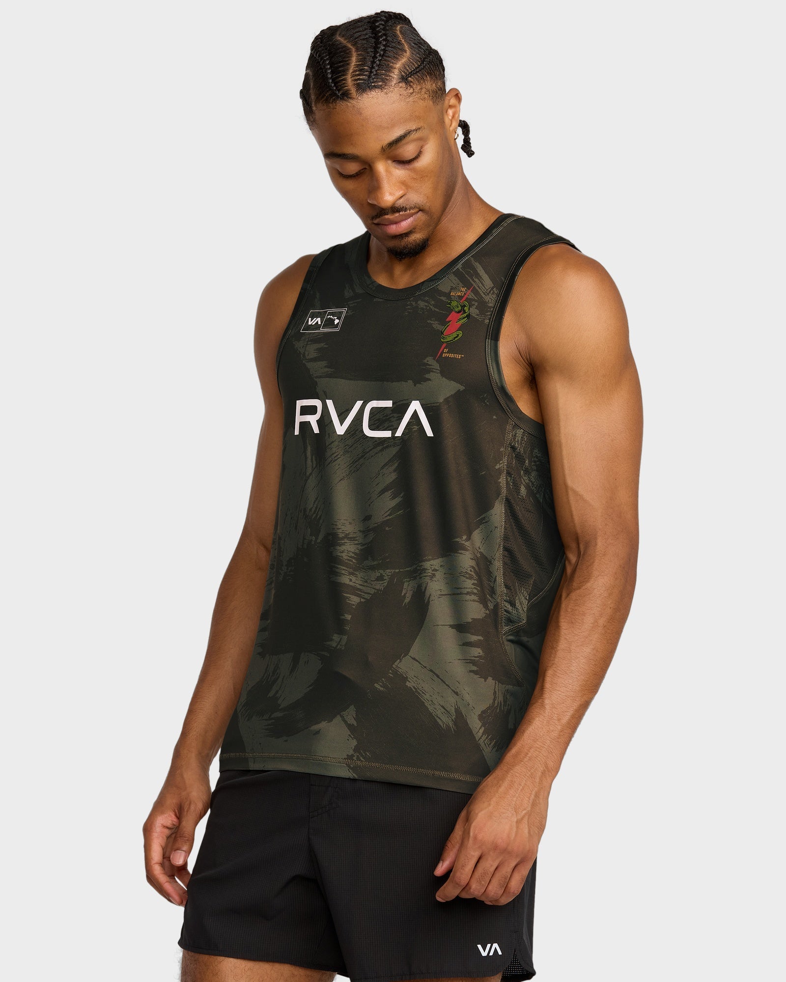Mens Hawaii Vent Tank Top
