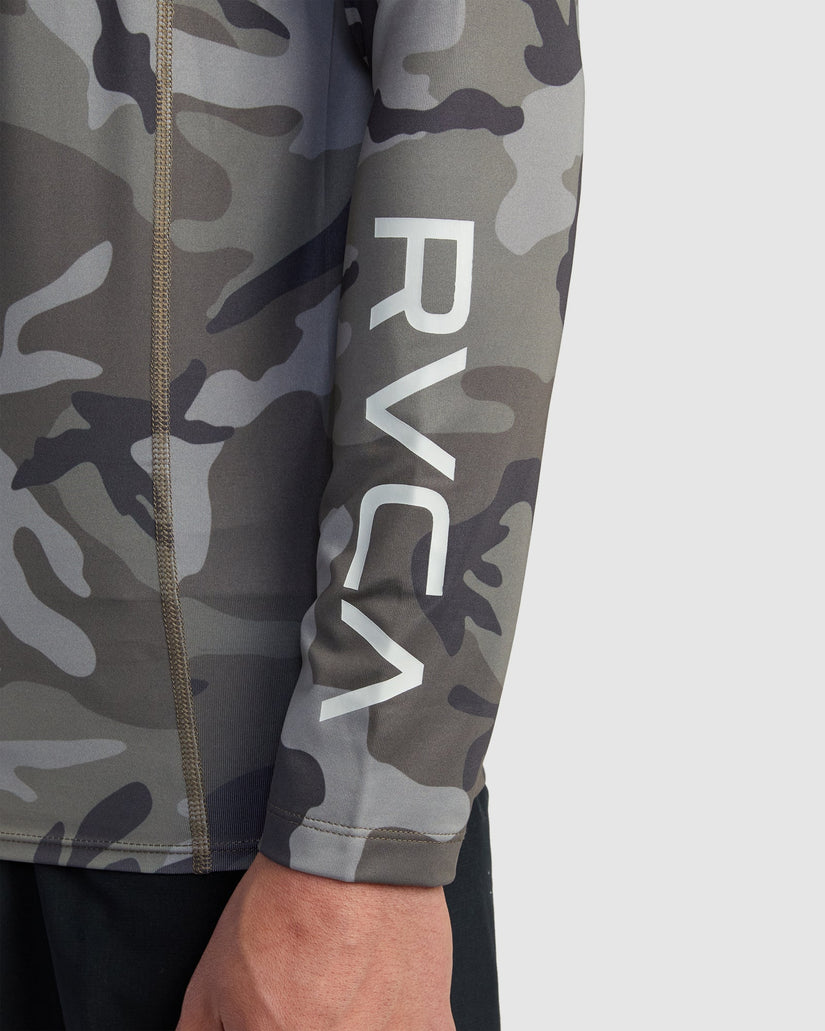 Mens RVCA Long Sleeve Rash Vest