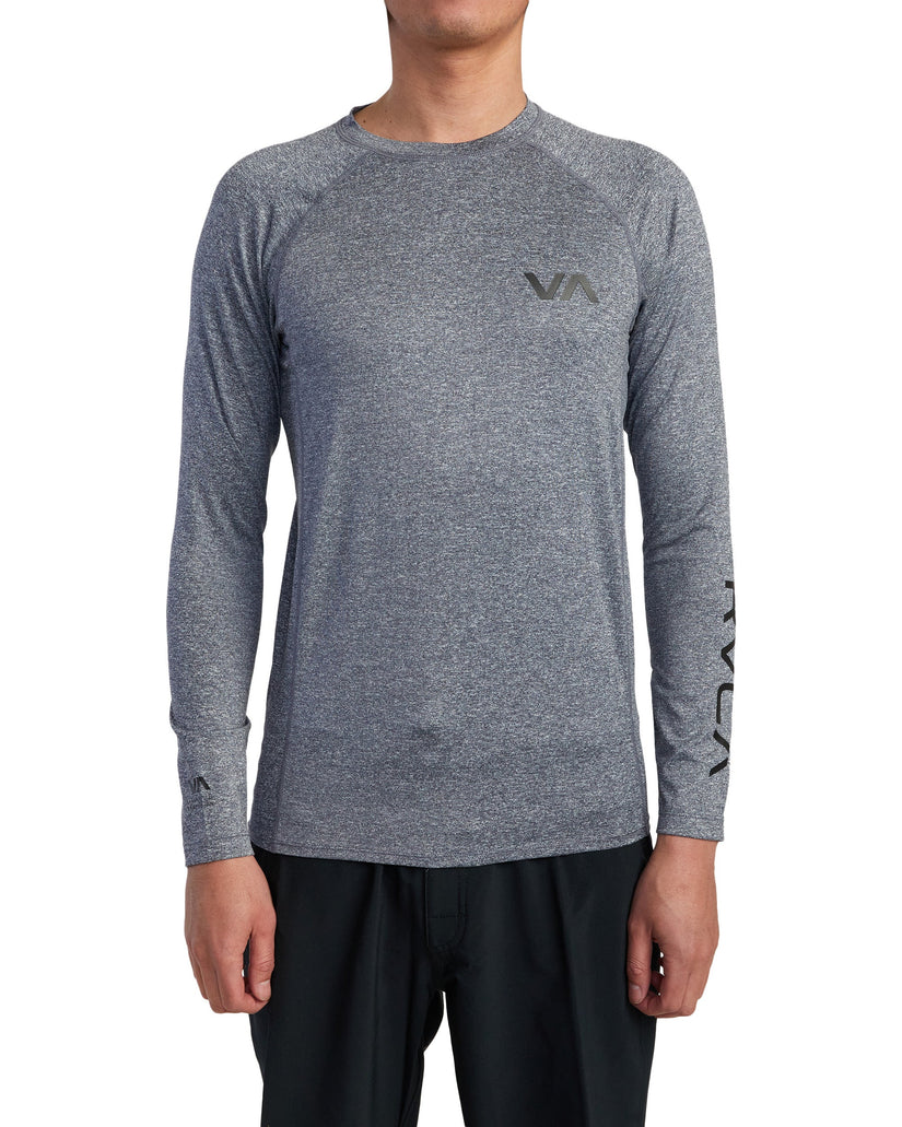 Mens RVCA Long Sleeve Rash Vest