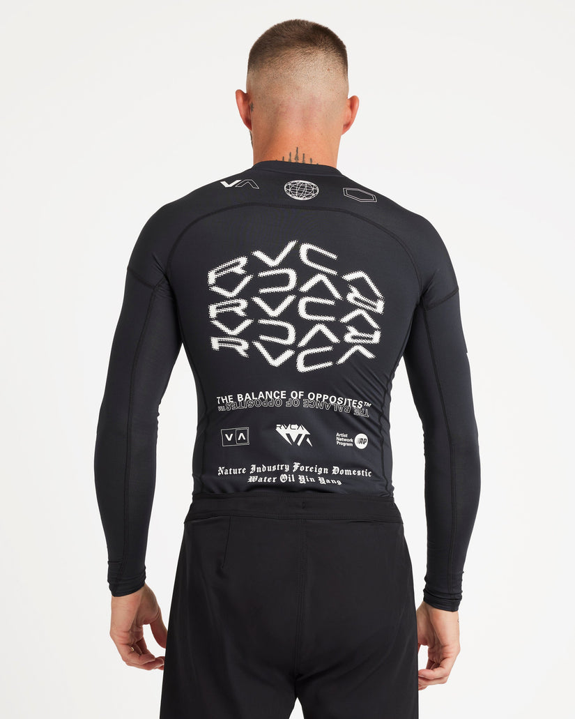 Mens Sport Long Sleeve Rash Vest