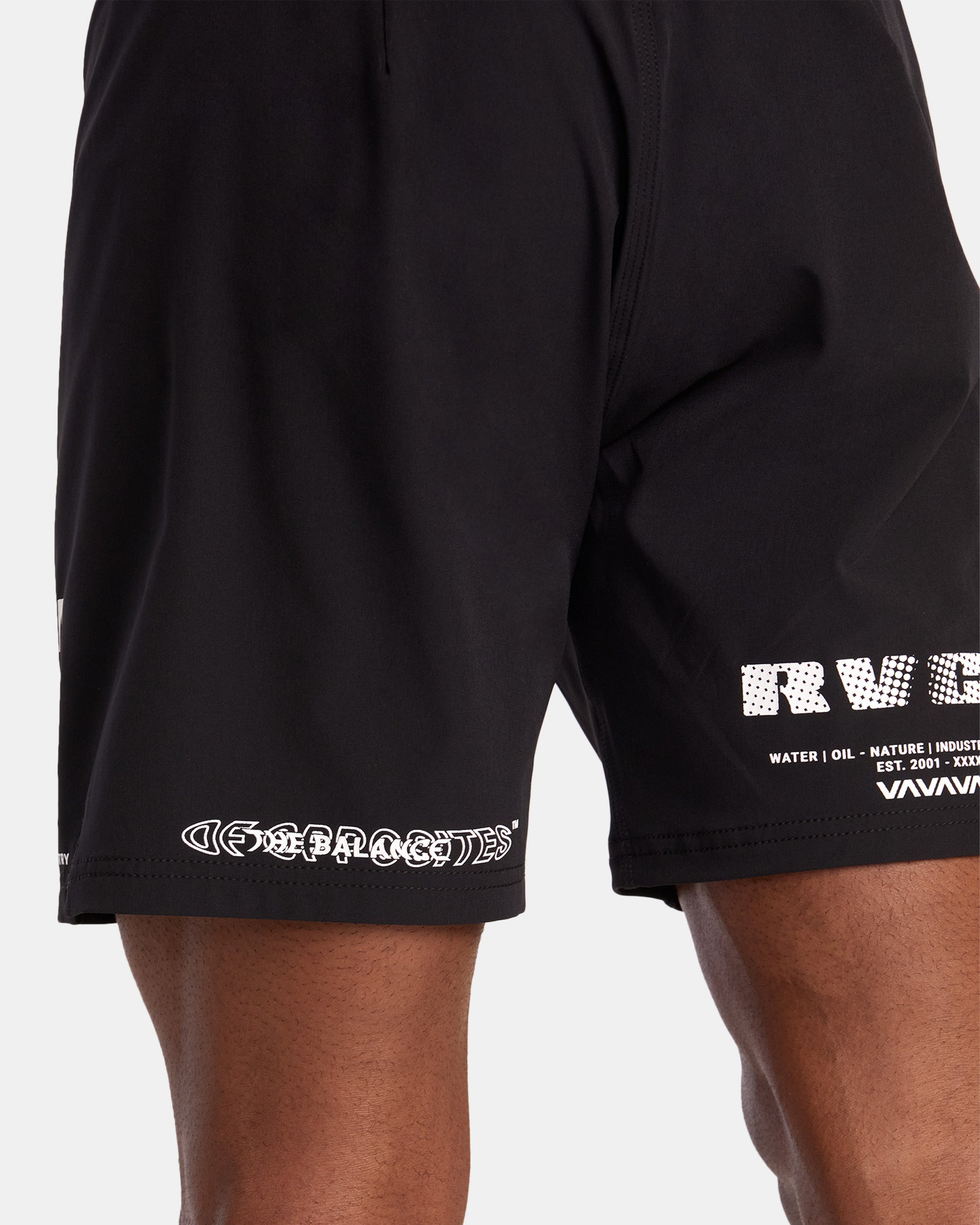 Mens Fight Scrapper 17" Elastic Shorts