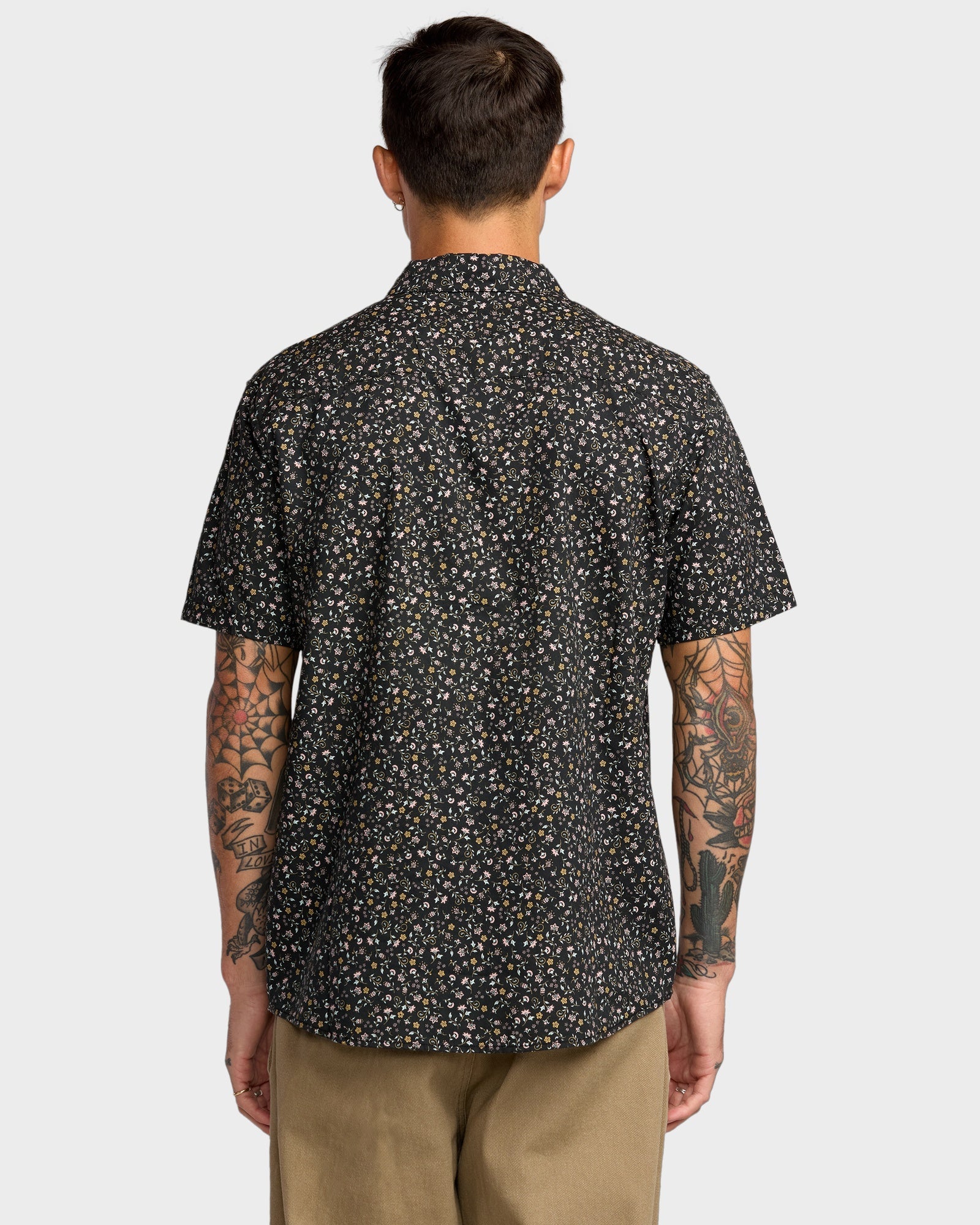 Mens Botanical Short Sleeve Shirt