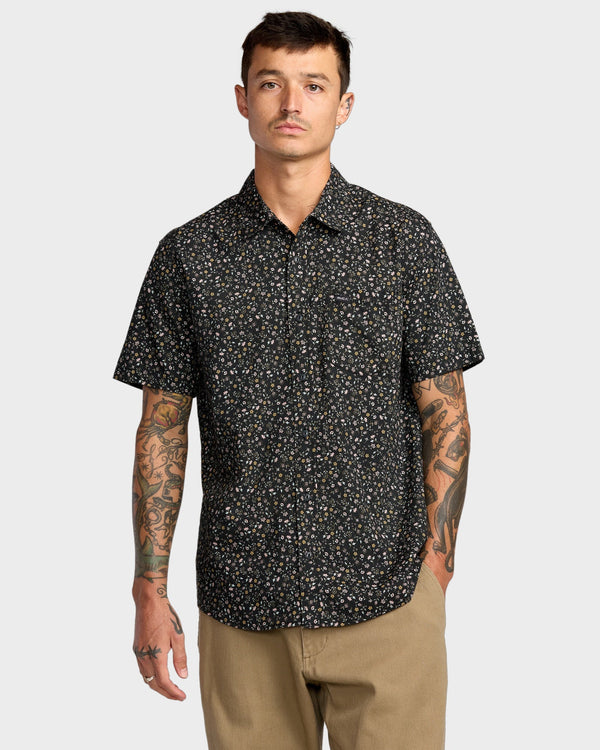 Mens Botanical Short Sleeve Shirt