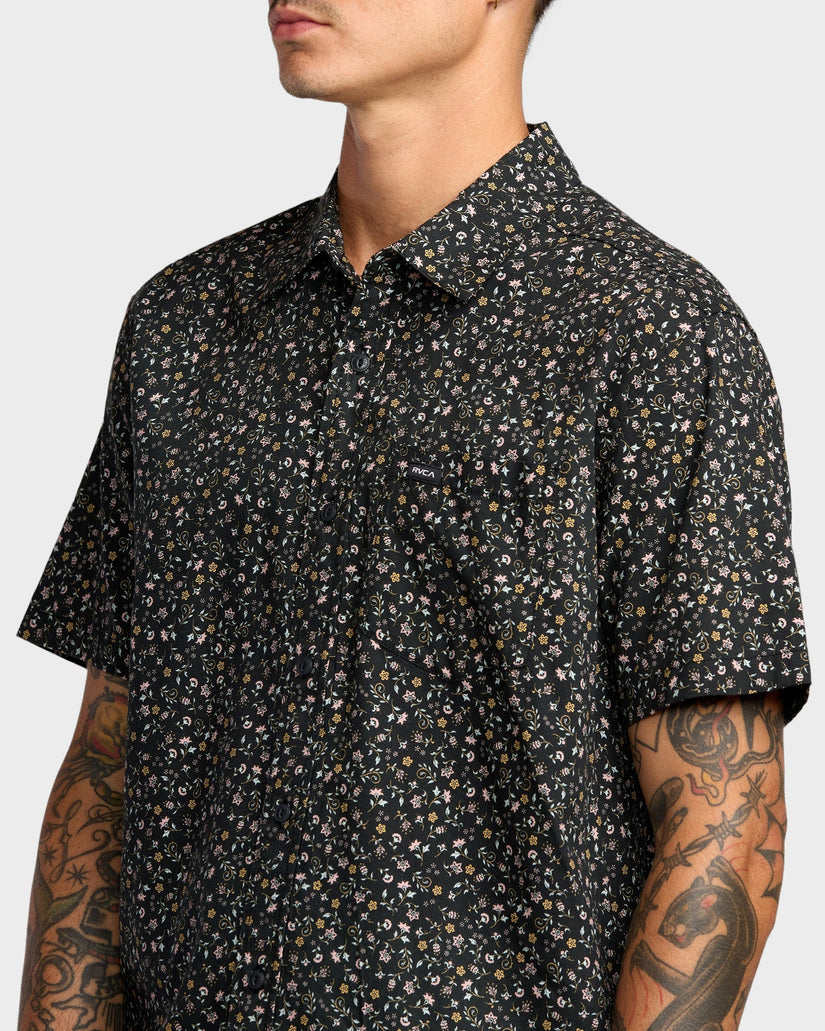 Mens Botanical Short Sleeve Shirt