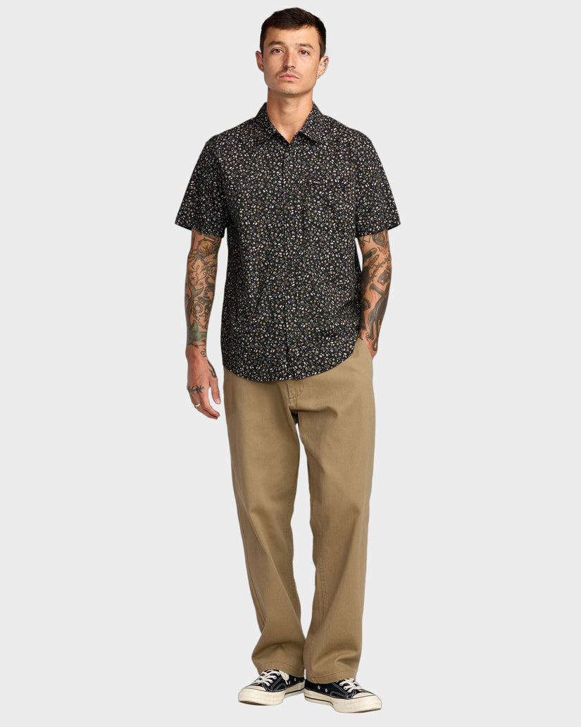 Mens Botanical Short Sleeve Shirt