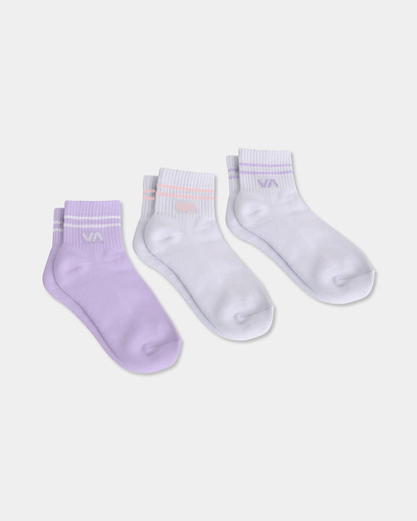 Womens VA Mini Crew 3 Pack Socks