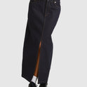 Womens Denim Midi Skirt