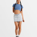 Womens Mini Denim Skirt
