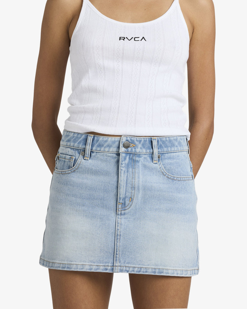 Womens Mini Denim Skirt