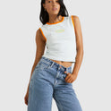 Womens Chainmail Denim Shorts