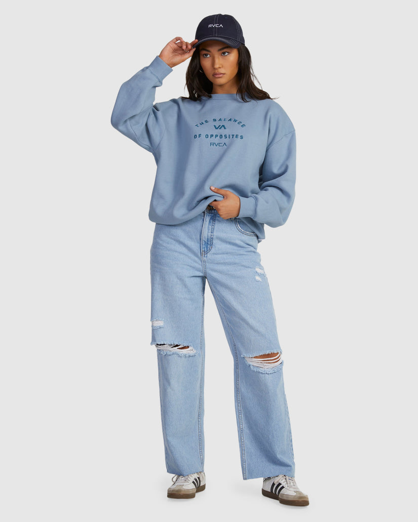 Bold RVCA Vintage Crew Sweatshirt