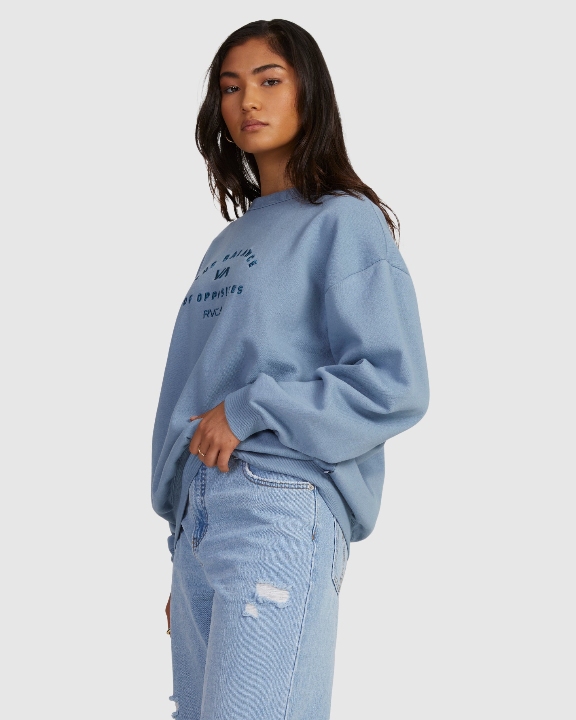Bold RVCA Vintage Crew Sweatshirt