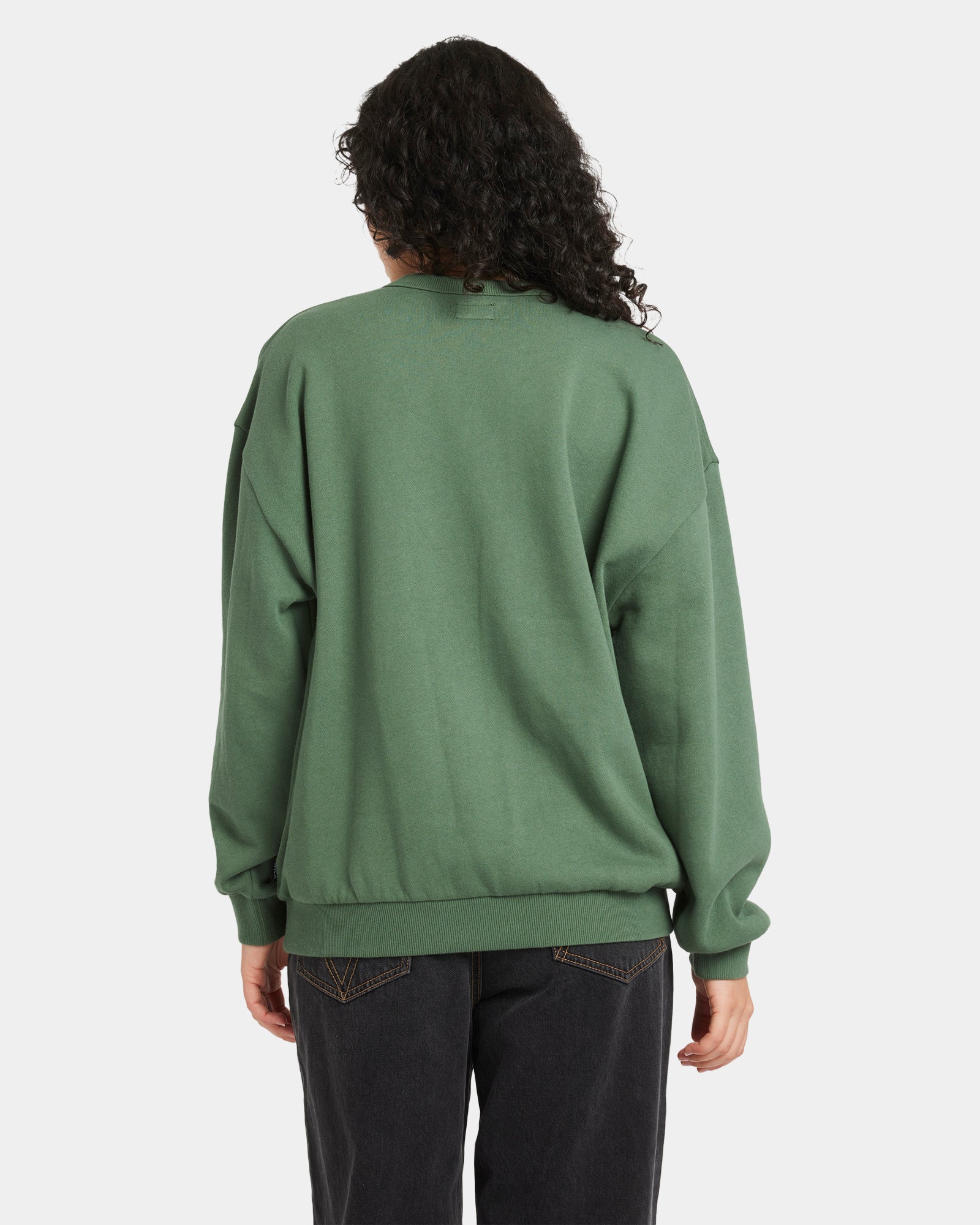 Womens Bold RVCA Vintage Crew