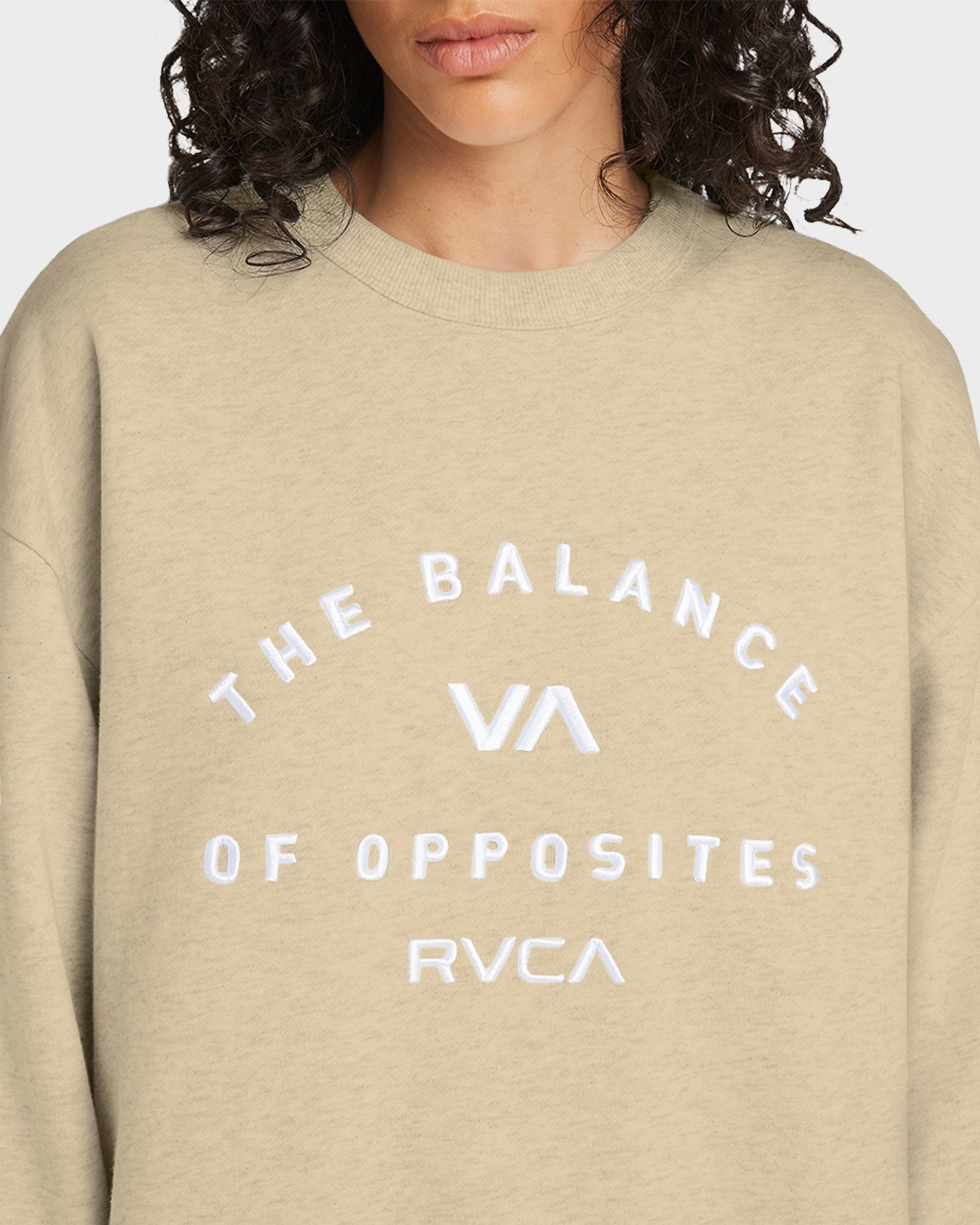 Womens Bold RVCA Crew Neck