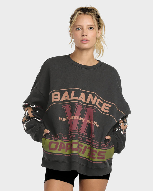 Womens Puck It Pover Crew Neck
