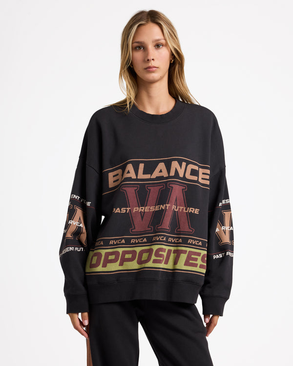 Womens Puck It Pover Crew Neck