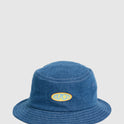 Womens Distort Denim Bucket Hat