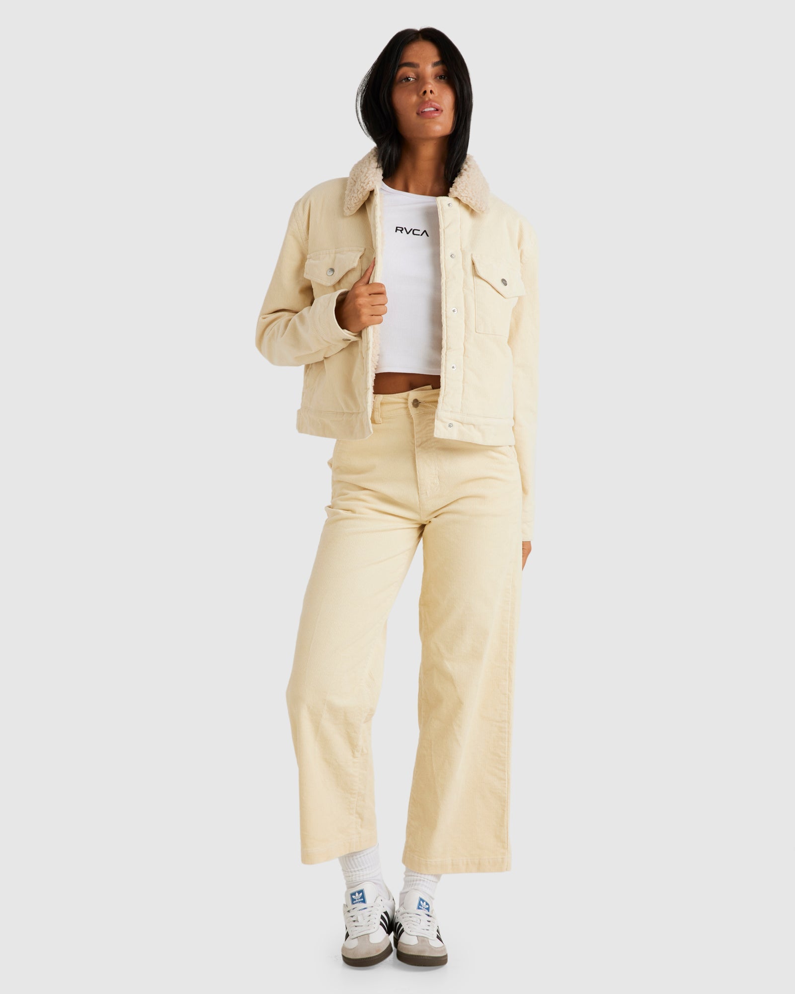 Womens Roy Sherpa Cord Jacket