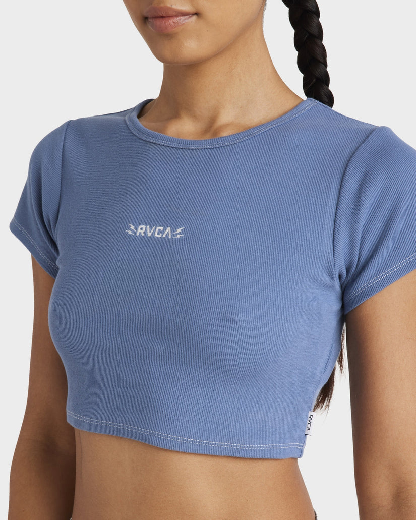 Womens Buzzed Half Baby T-Shirt