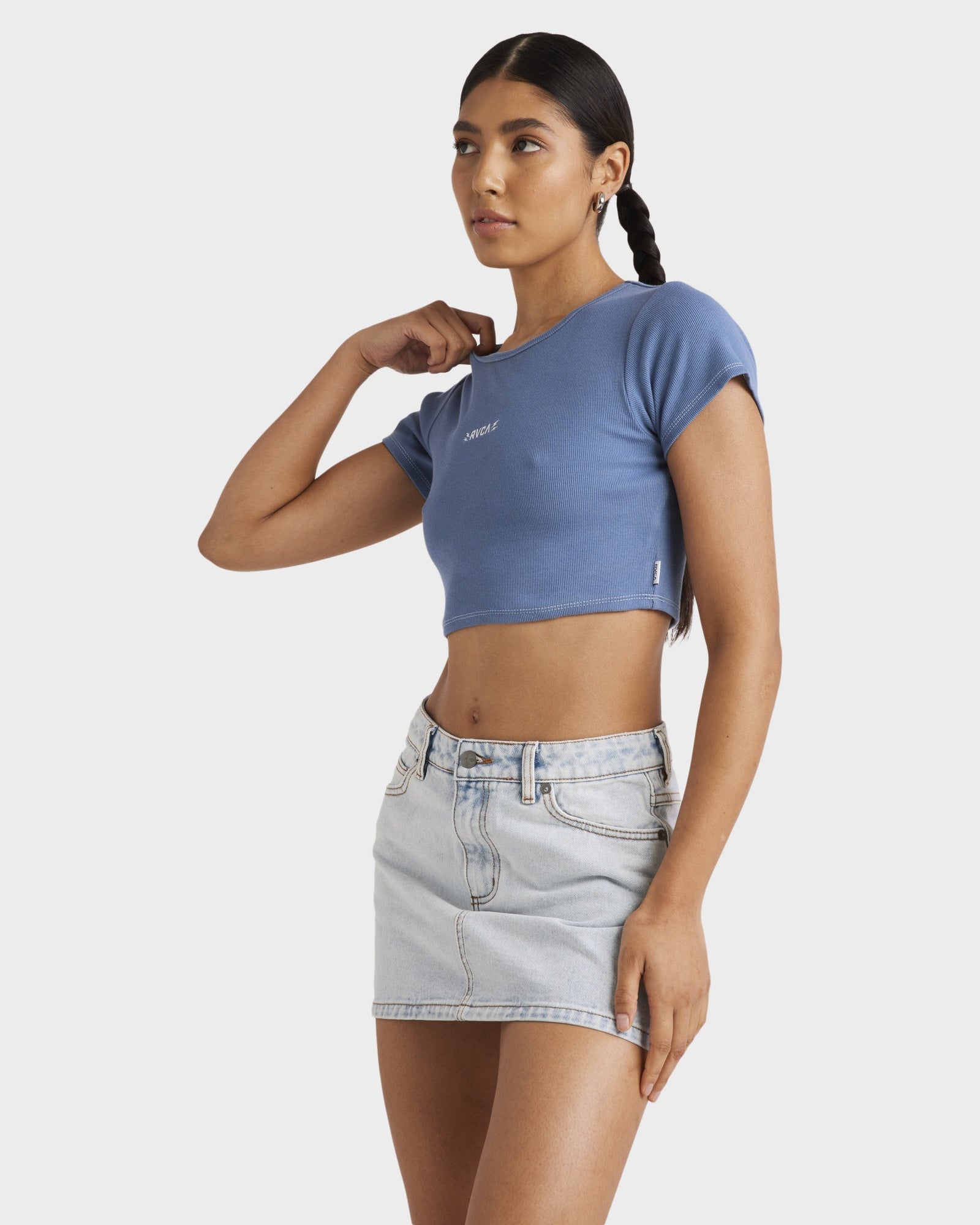 Womens Buzzed Half Baby T-Shirt