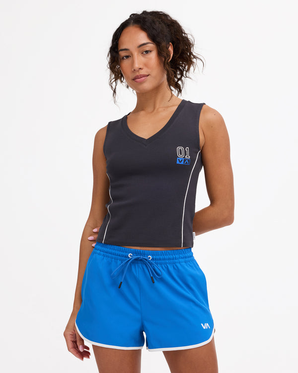 Womens RVCA V-Neck Tank Top