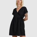 Wrapped Mini Dress