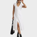 Womens Understated Midi Dress