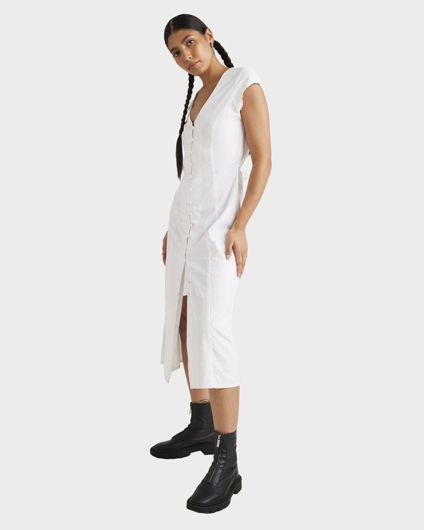 Womens Understated Midi Dress