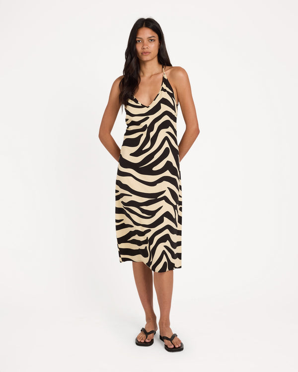 Womens Voyager Midi Slip Dress