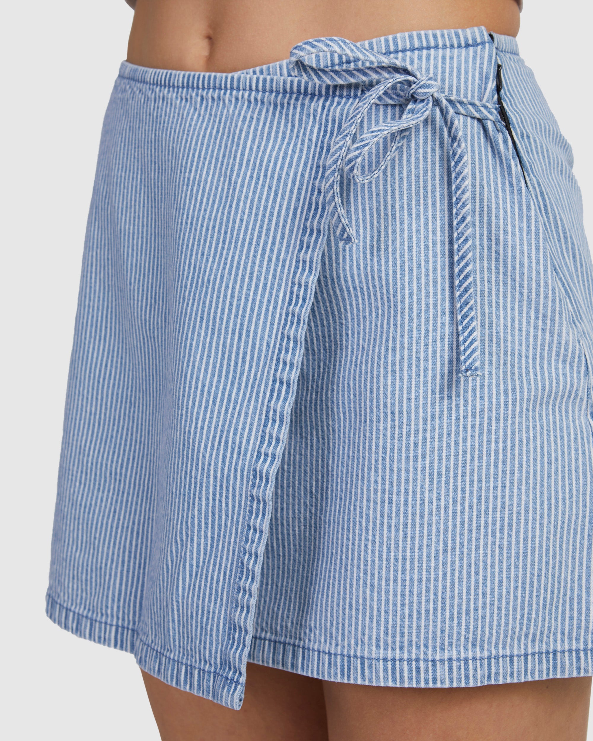 Wrapped Mini Skirt