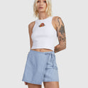 Wrapped Mini Skirt