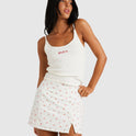 Rose Bud Mini Skirt